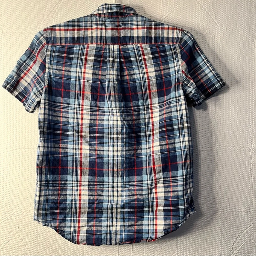 Ralph Lauren 55%Linen 45%Cotton Dress Shirt Youth Size XL(18-20)
